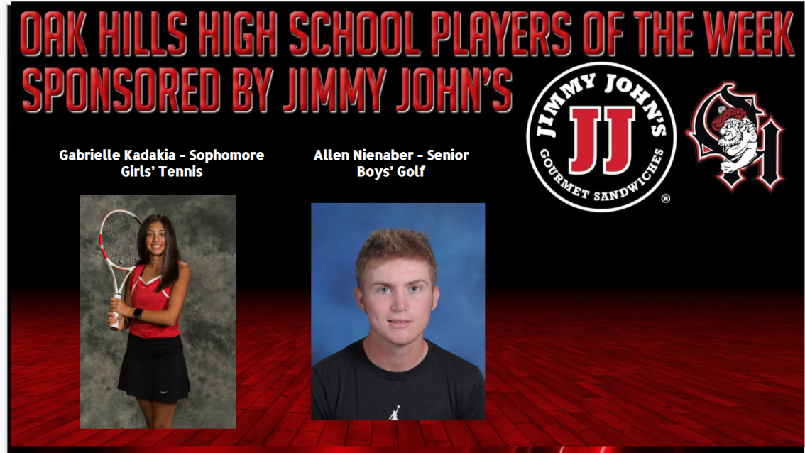 OHHS Jimmy John's Players of the Week